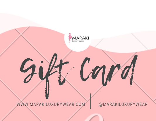 Maraki Luxury Wear Gift Card